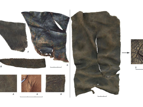 Российские ученые обнаружили туфли XII века со старинными «маркировками»