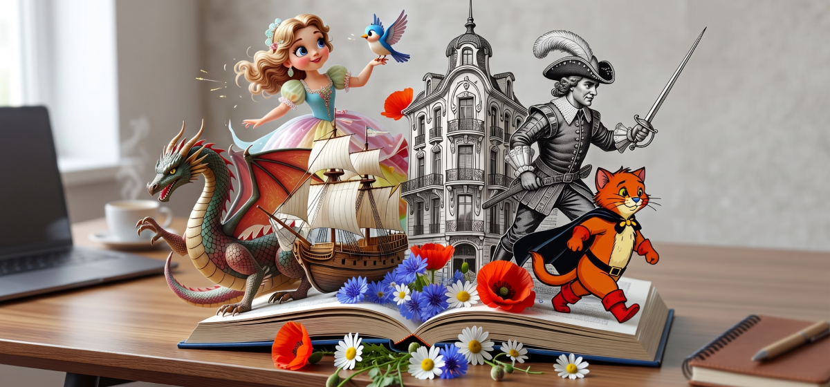 книги, сказки, сказочные герои