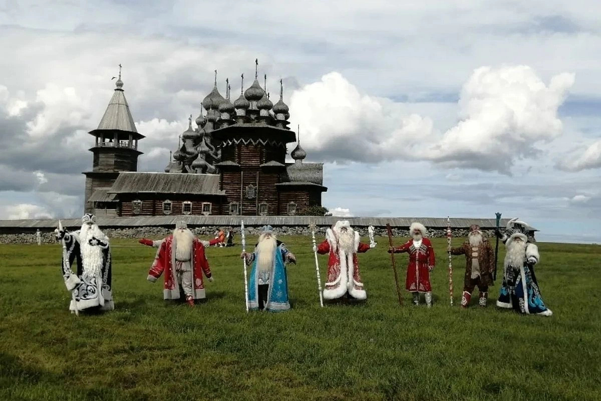 смешные новости, Дед Мороз и лето, Карелия, Кижи