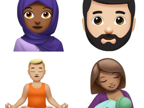 Новые эмодзи Apple: йог, бородач, женщина в хиджабе и кормление грудью