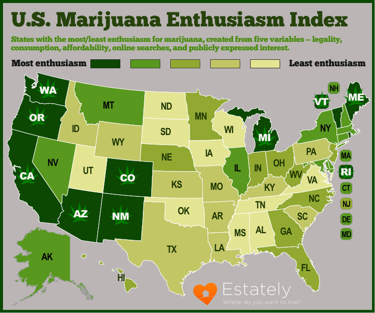 марихуана в штатах сша