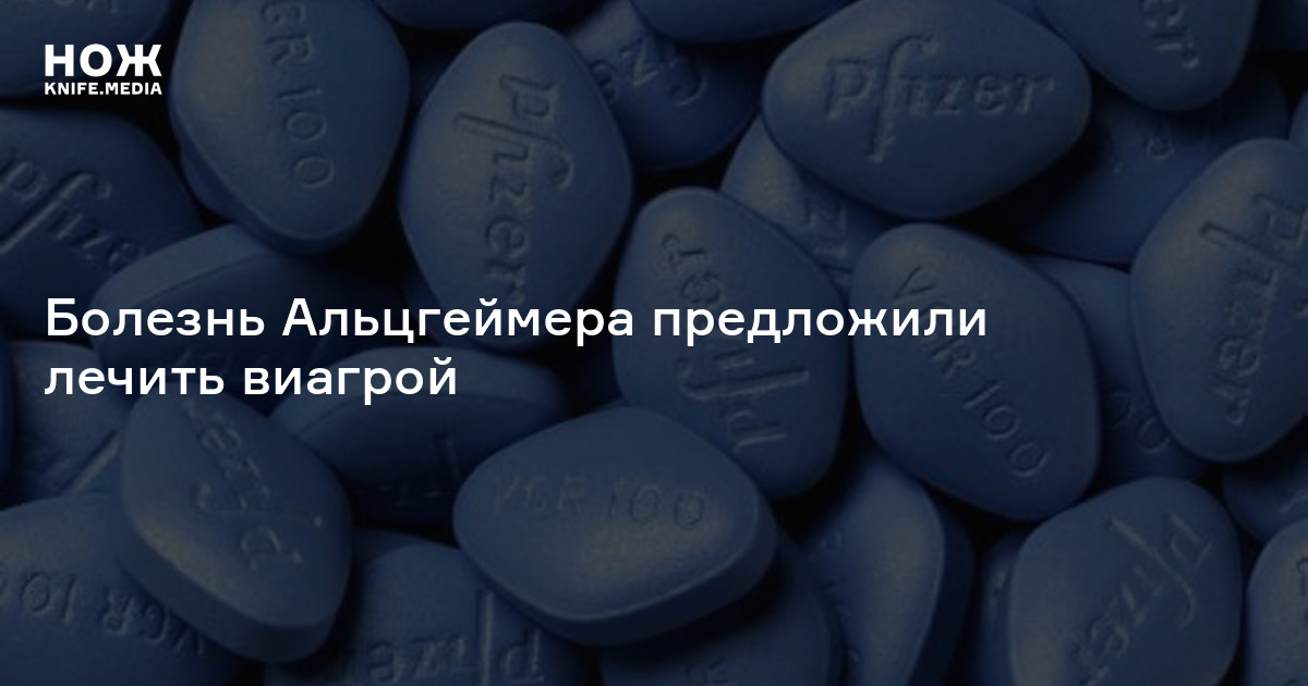 Болезнь Альцгеймера предложили лечить виагрой — Нож