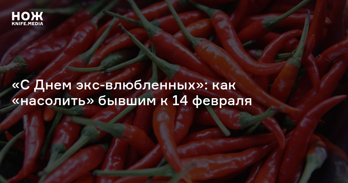 «С Днем экс-влюбленных»: как «насолить» бывшим к 14 февраля — Нож