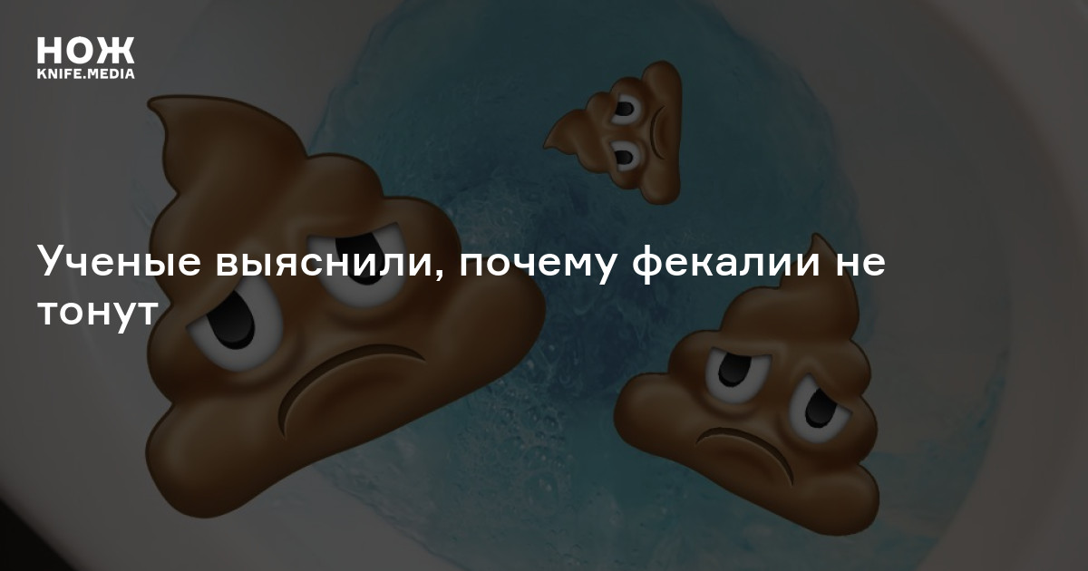 Почему кал тонет в воде? Все секреты подтопленного экскремента