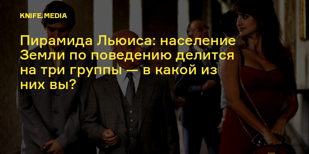 Пирамида Льюиса: население Земли по поведению делится на три группы — в ...