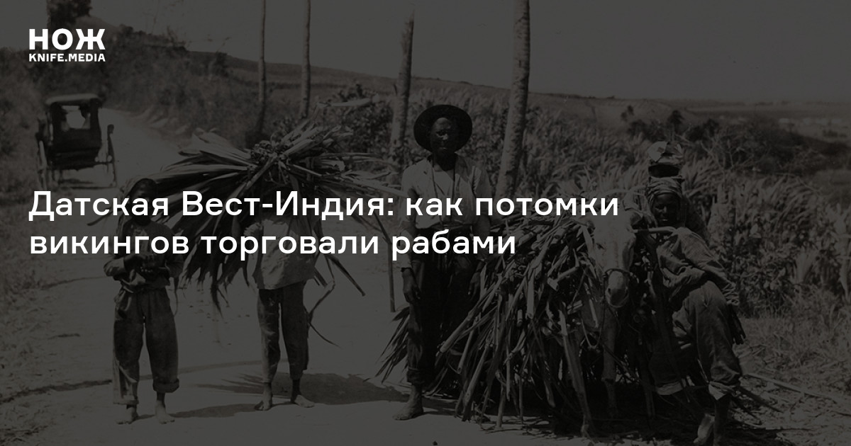 Датская Вест-Индия: как потомки викингов торговали рабами