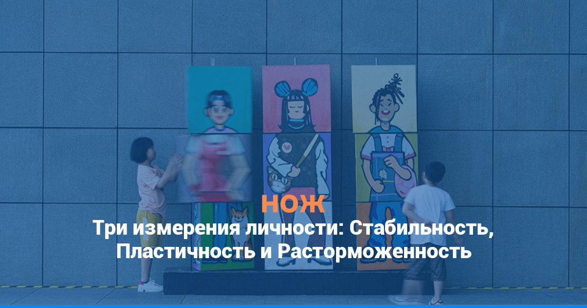 Три измерения личности: стабильность, пластичность и расторможенность