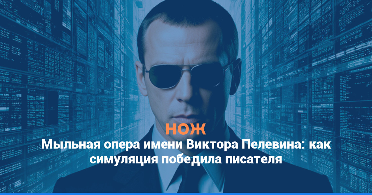 Мыльная опера имени Виктора Пелевина: как симуляция победила писателя