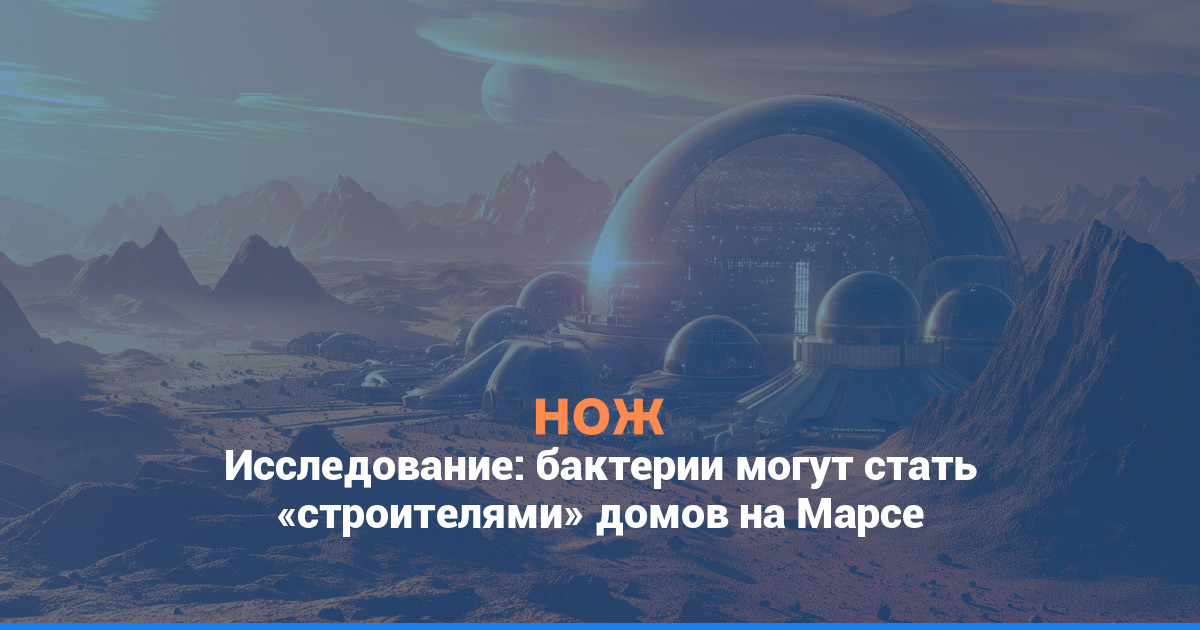 Исследование: бактерии могут стать «строителями» домов на Марсе