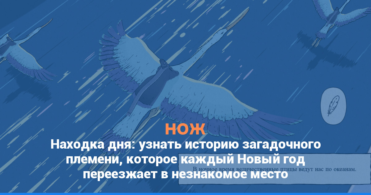 Находка дня: узнать историю загадочного племени, которое каждый Новый год переезжает в незнакомое место