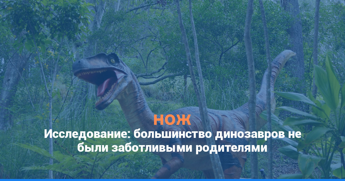 Исследование: большинство динозавров не были заботливыми родителями