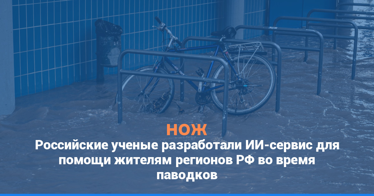 Российские ученые разработали ИИ-сервис для помощи жителям регионов РФ во время паводков