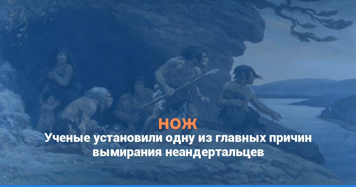 Ученые установили одну из главных причин вымирания неандертальцев