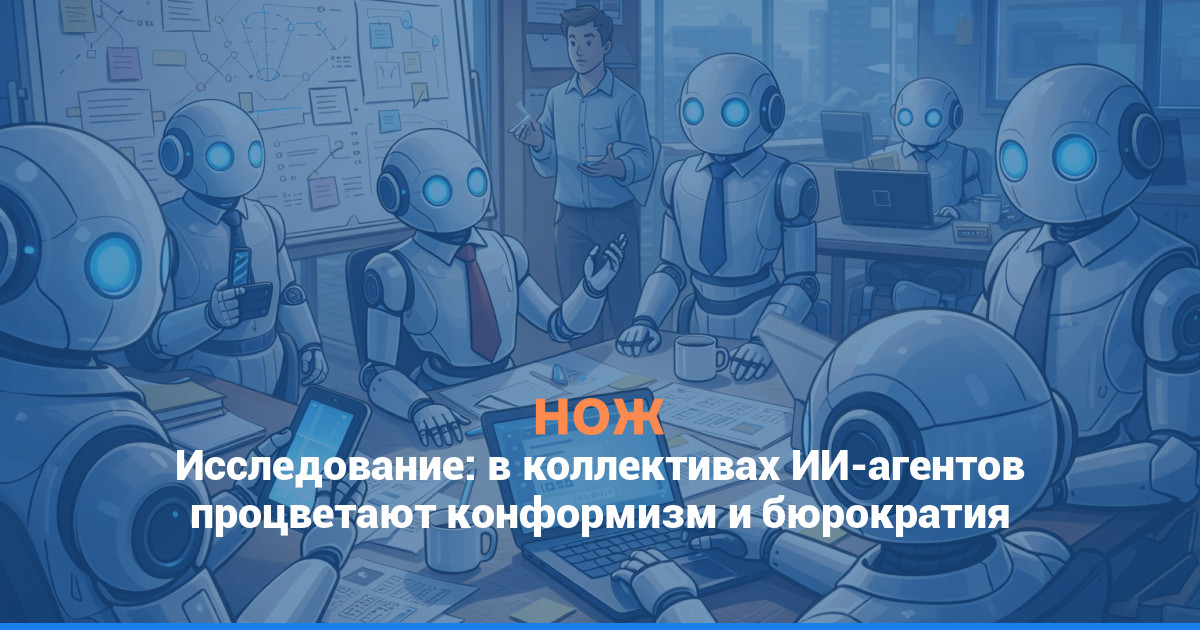 Исследование: в коллективах ИИ-агентов процветают конформизм и бюрократия