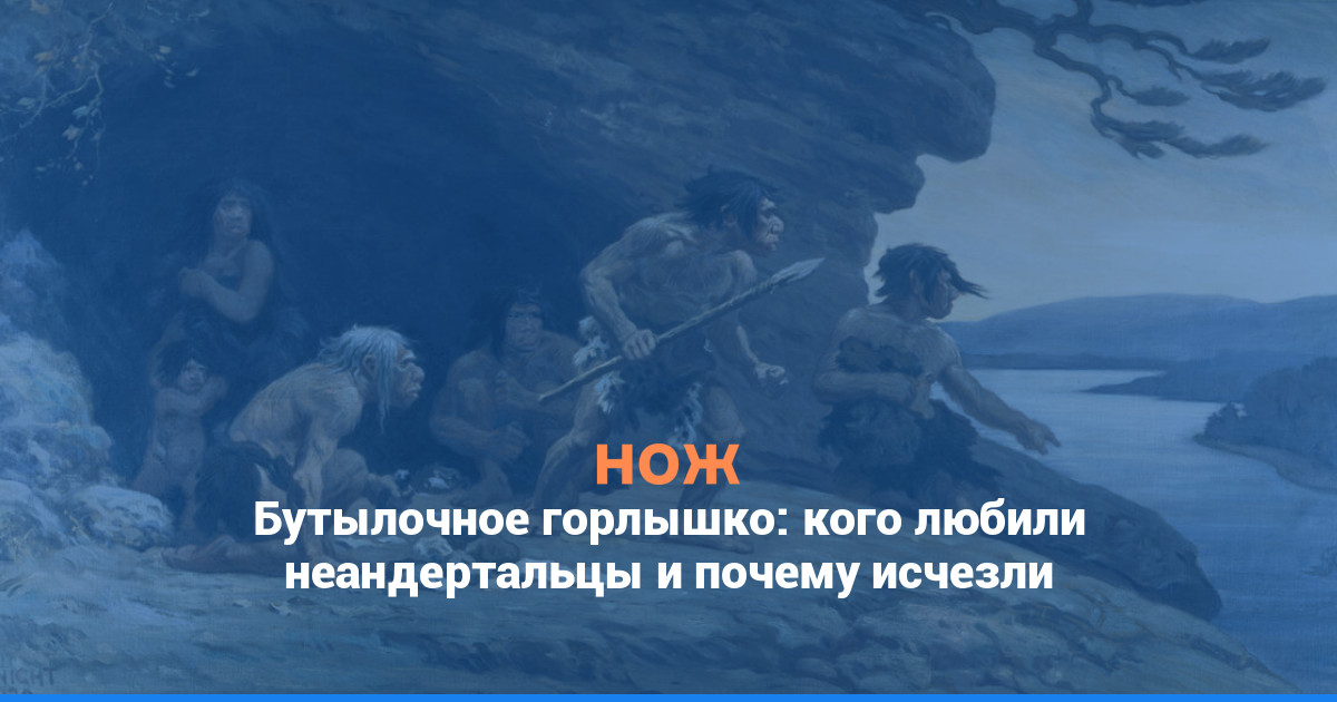 Бутылочное горлышко: кого любили неандертальцы и почему исчезли