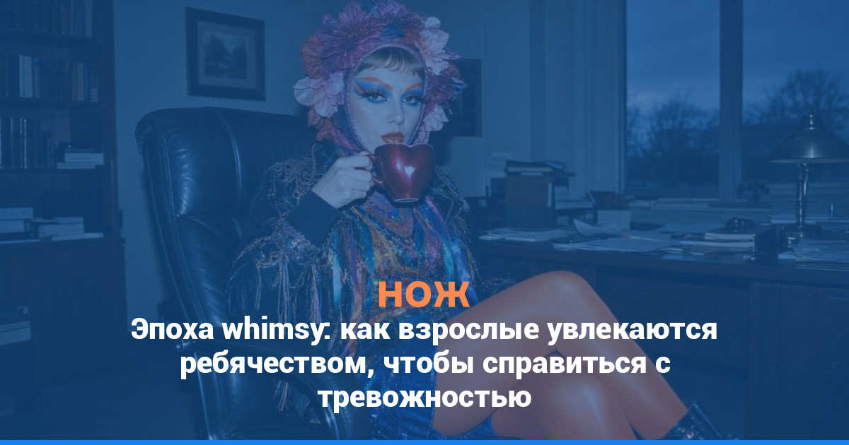 Взрослые, которые играют в игры: что такое тренд whimsy и как он помогает бороться с тревожностью