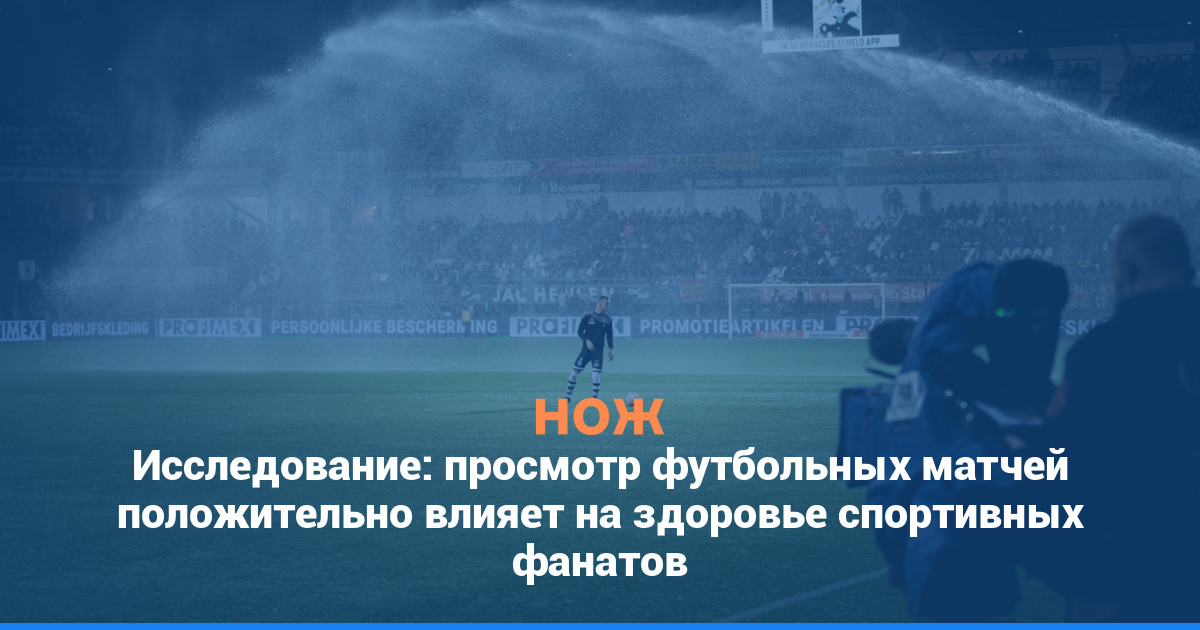 Исследование: просмотр футбольных матчей положительно влияет на здоровье спортивных фанатов