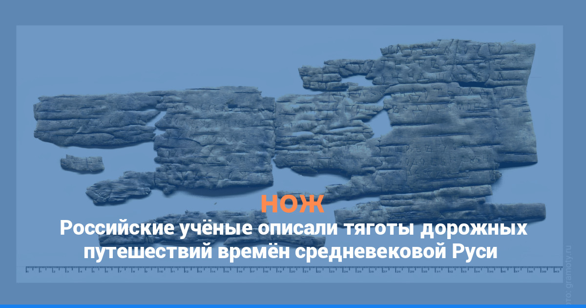 Российские учёные описали тяготы дорожных путешествий времён средневековой Руси
