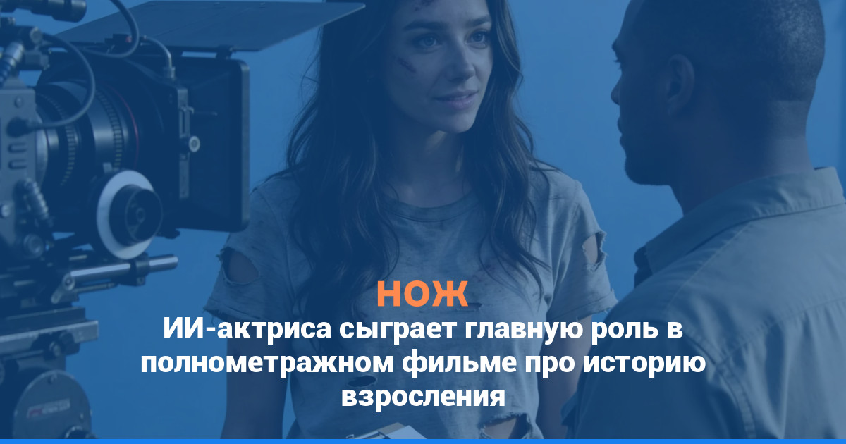 ИИ-актриса сыграет главную роль в полнометражном фильме про историю взросления