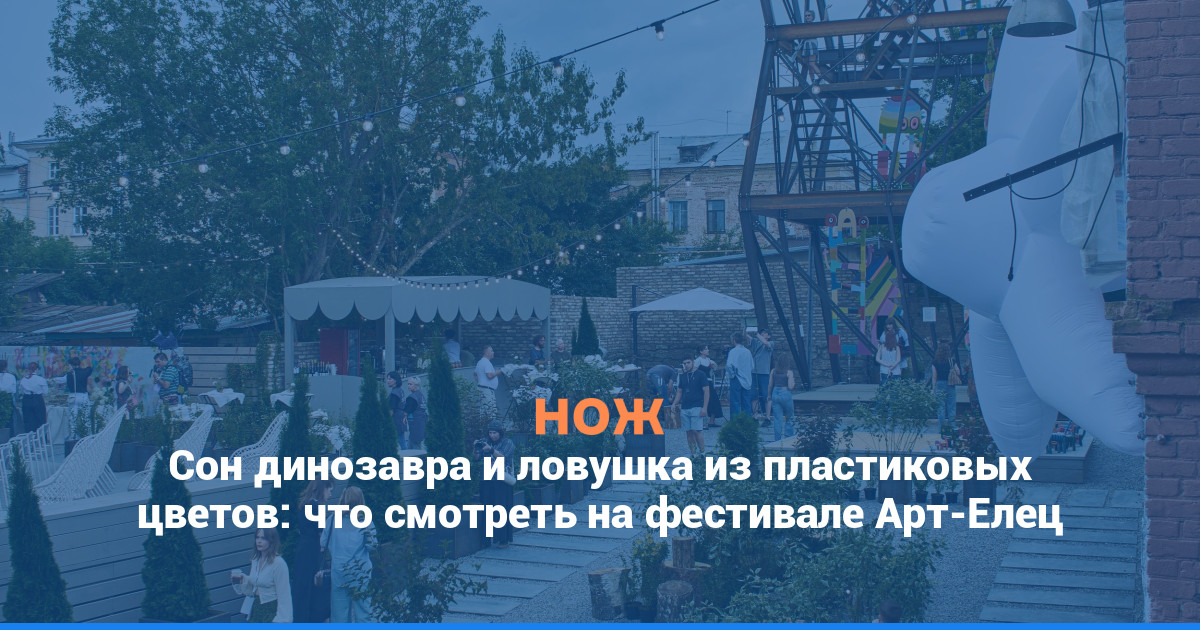 Сон динозавра и ловушка из пластиковых цветов: что смотреть на фестивале «Арт-Елец»