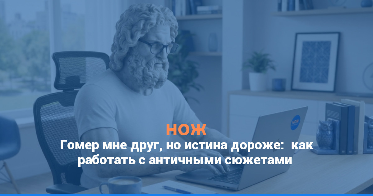 Гомер мне друг, но истина дороже: как работать с античными сюжетами 